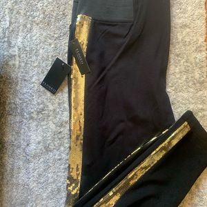 Women’s plus size sequin leggings